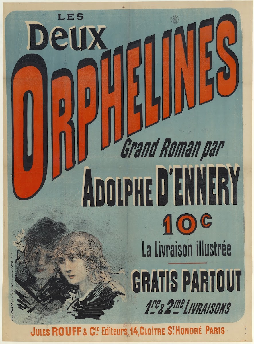Les Deux orphelines grand roman par Adolphe dEnnery 1887