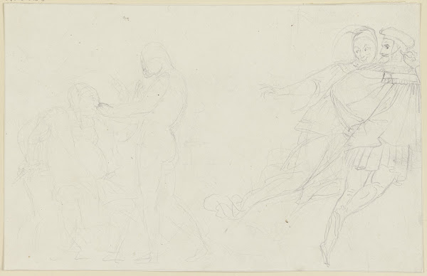 Auerbachs Keller zu Leipzig Zwei Zecher Mephisto und Faust ca 1810