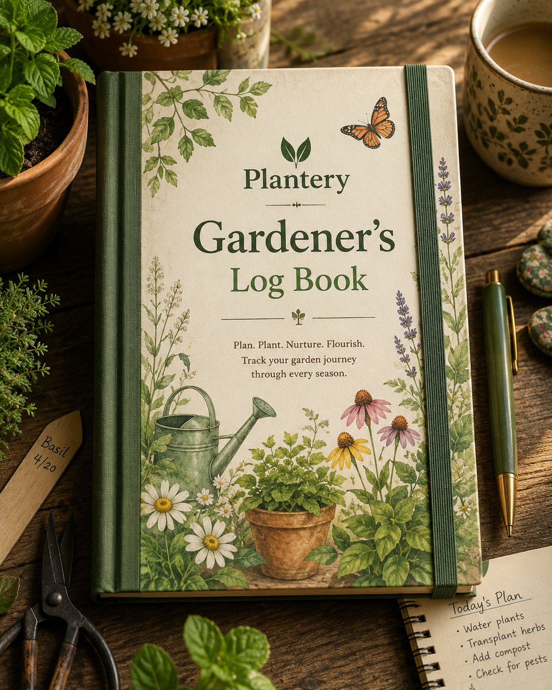 Plantery Gardener's Log Book