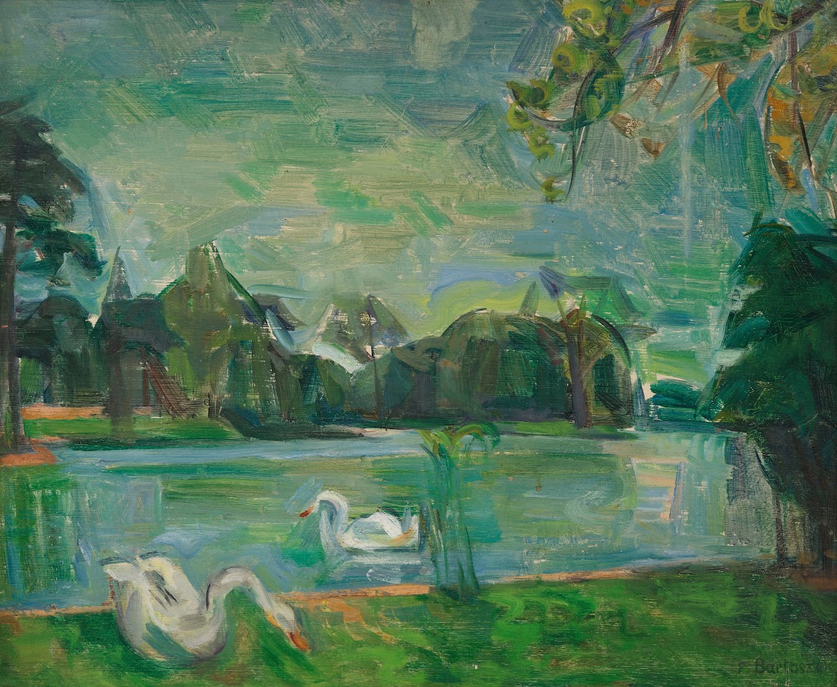 Swans on a Lake 1938