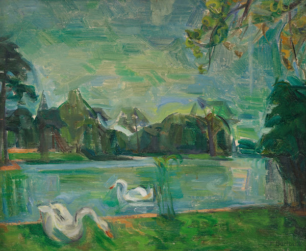 Swans on a Lake 1938