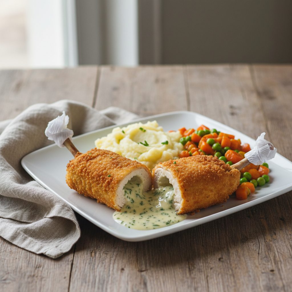 Kotlet de volaille. Gastronomiczny panicz w złotym kożuchu