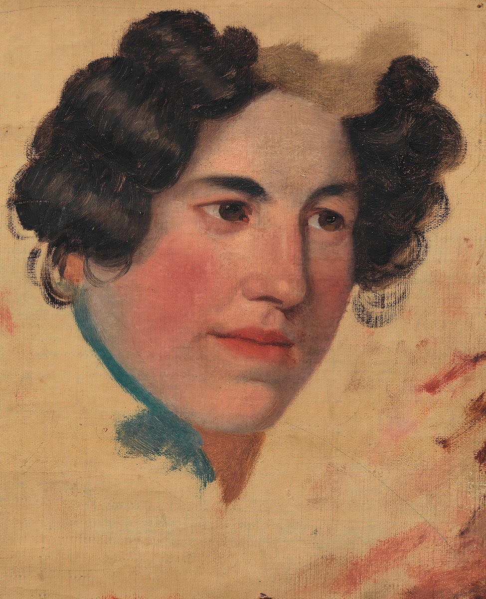 Studie zu weiblichem Bildnis around 1840