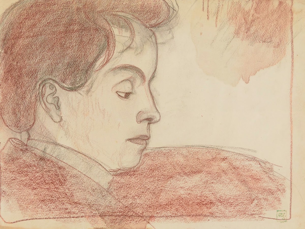 Profil de femme 1894 1895