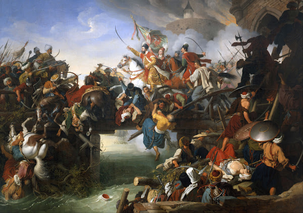 Zrínyis Charge From The Fortress Of Szigetvár 1825