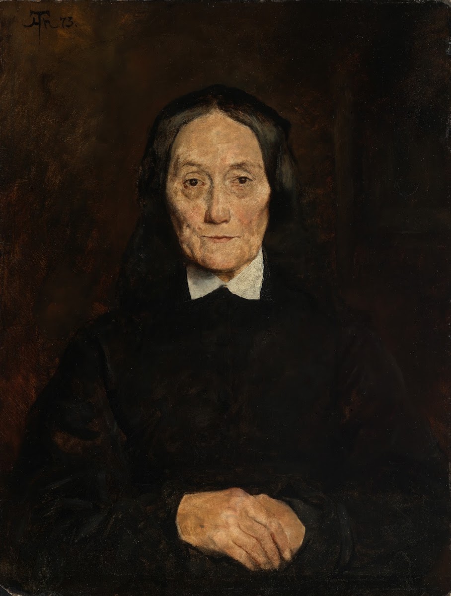 Portrait of Mrs Scholderer 1873