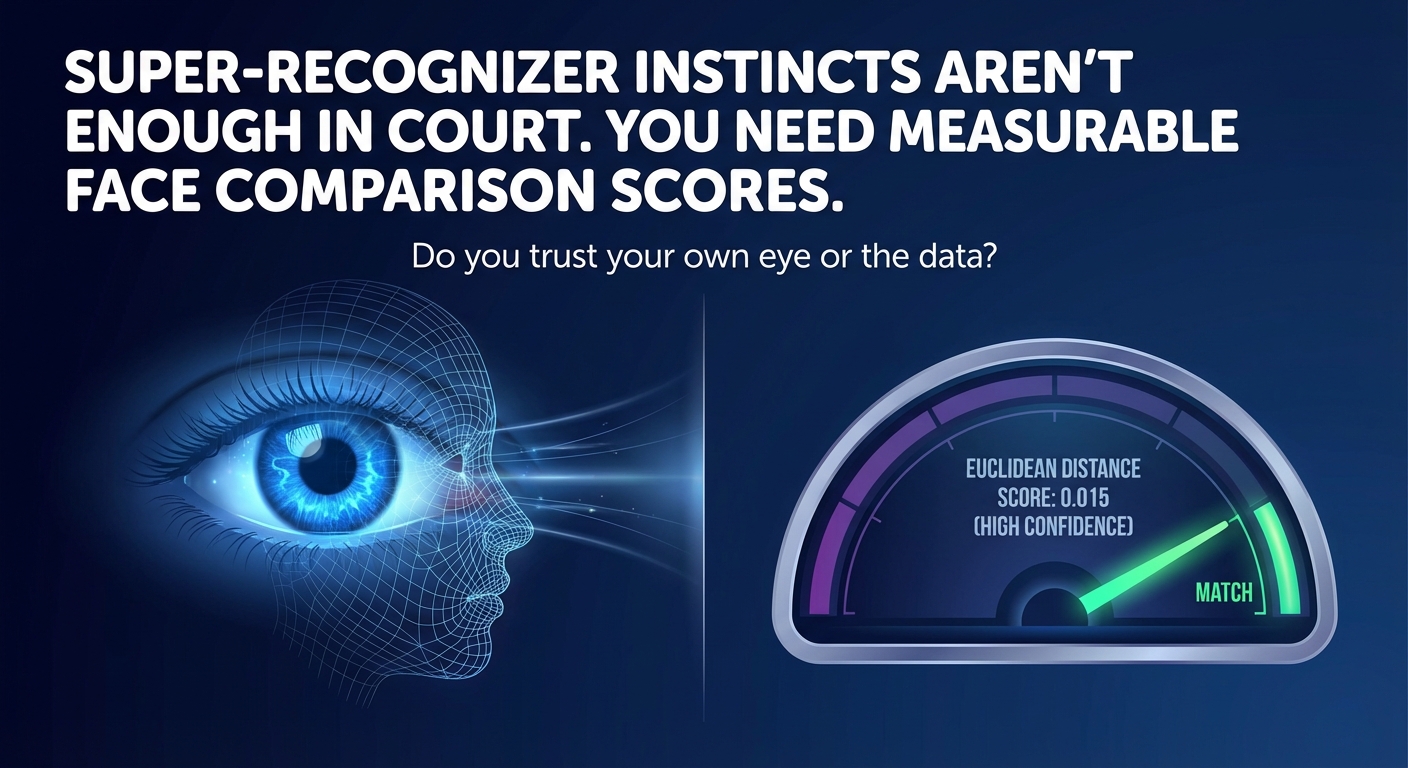 Super-Recognizers Are Real — But Courts Need More Than a Good Eye