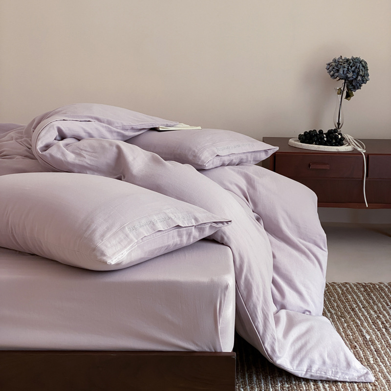 Cotton Bedding Set, 4-piece, Double Gauze