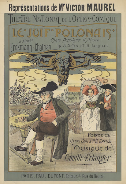 Théatre National de lOpéra Comique Le Juif polonais 1900