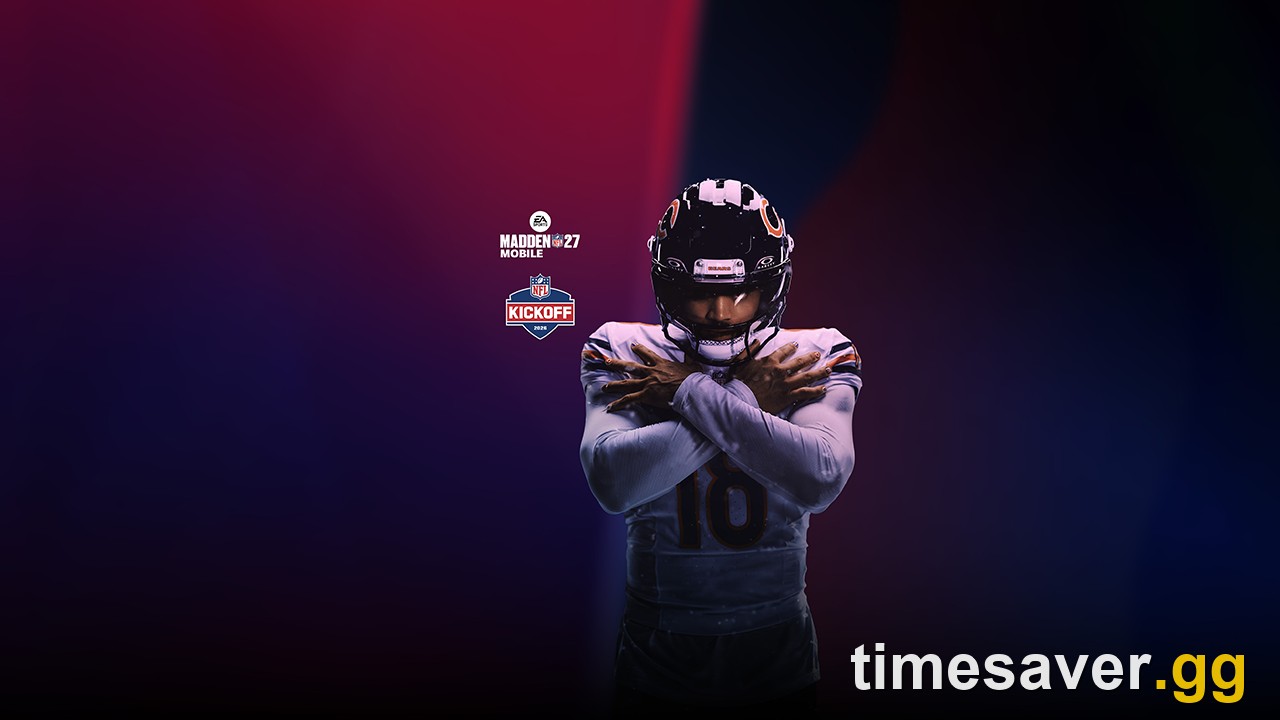 Madden NFL 27 Season 2 Kickoff key art featuring cover athlete Caleb Williams