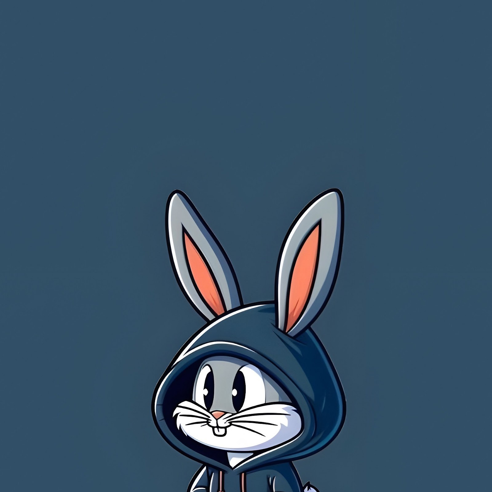 Download Bugs Bunny, Cartoon, Hoodie, Looney Tunes 2K iPhone