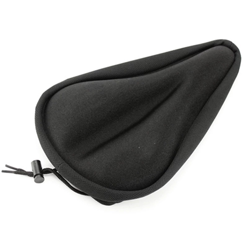 Bicycle saddle cover with 3D padding