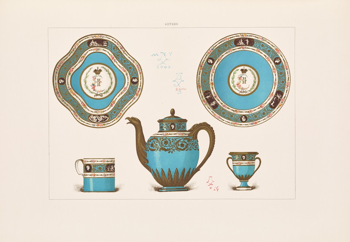 The soft porcelain of Sevres Pl38 1892