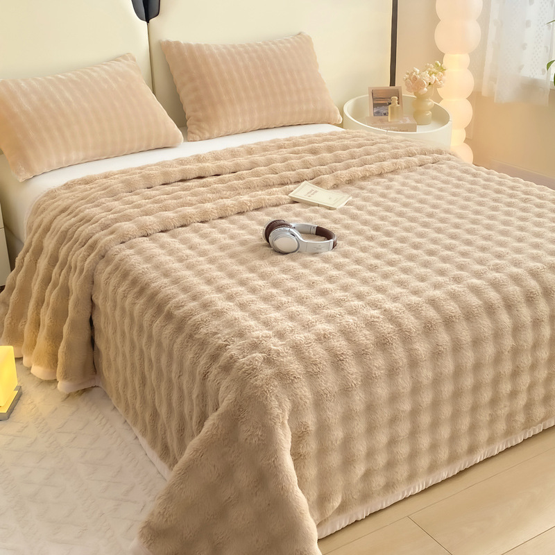 Weiches Bettlaken aus Milchfaser-Fleece, 180x200-220cm