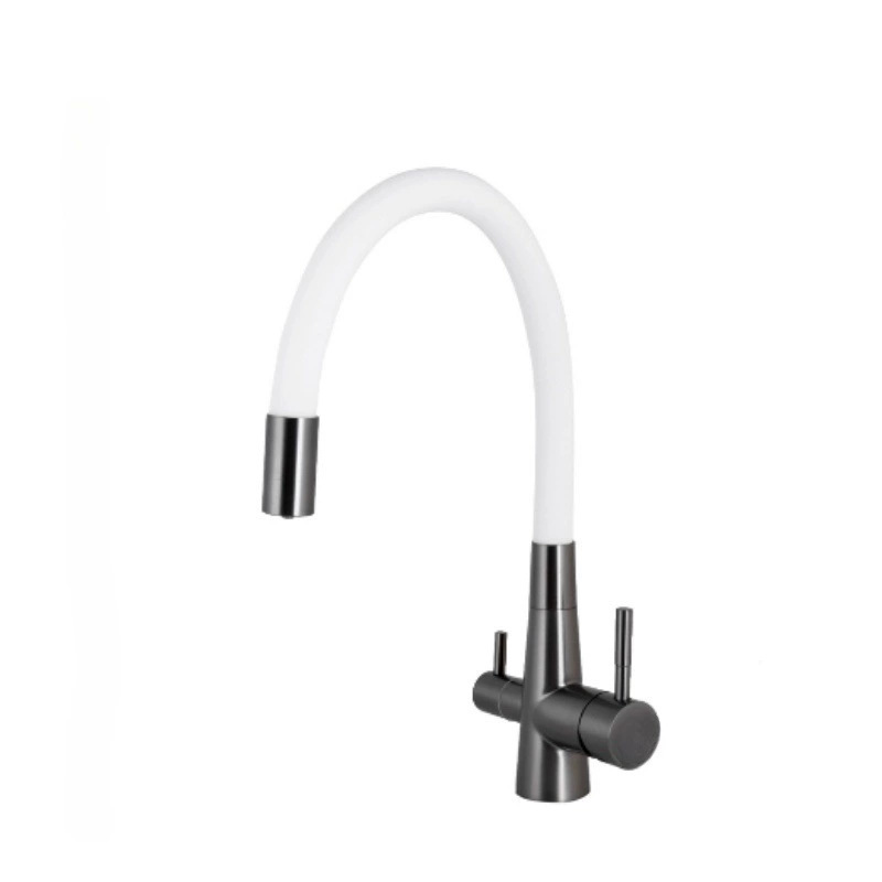 Stainless Steel Kitchen Faucet with Spray Function