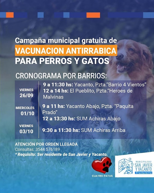 Vacunación Antirrábica