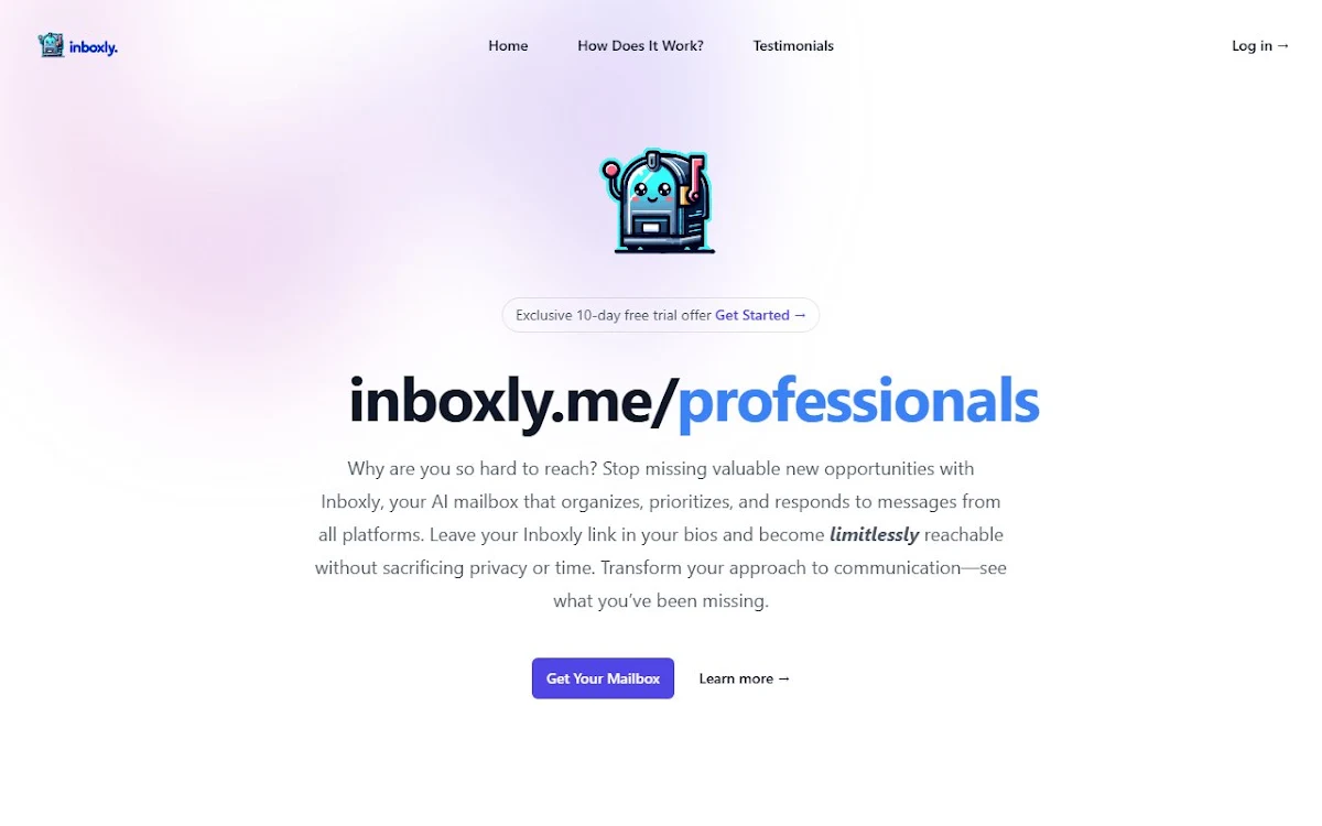 Captura de Inboxly AI