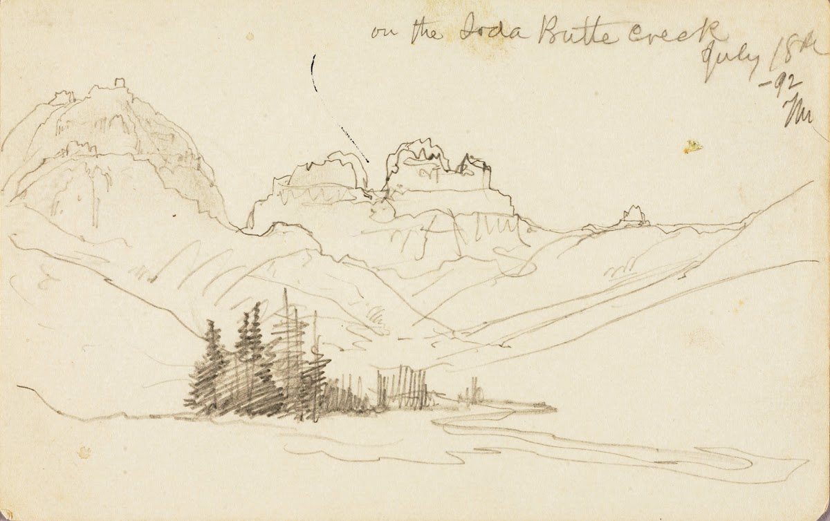 On the Soda Butte Creek 1892