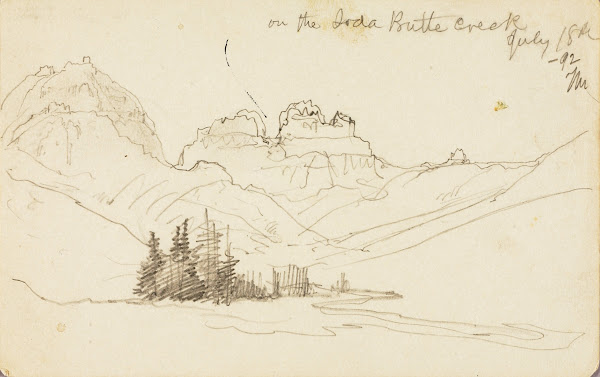 On the Soda Butte Creek 1892