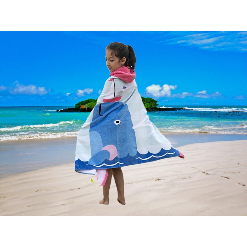 Hooded Towel, Microfiber, 127–160 cm