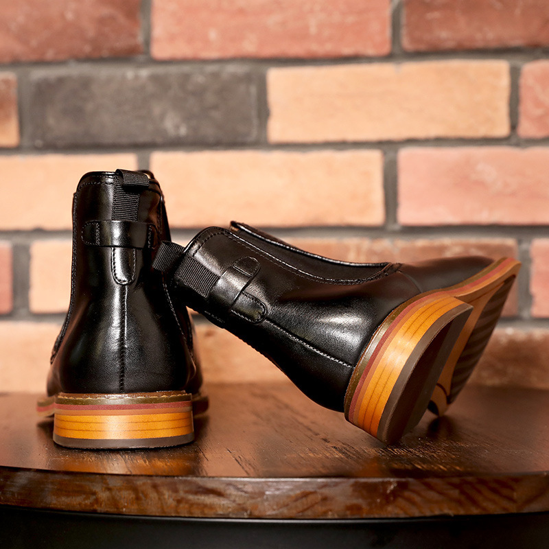 Men's Chelsea Boots, Genuine Leather, Business-Casual