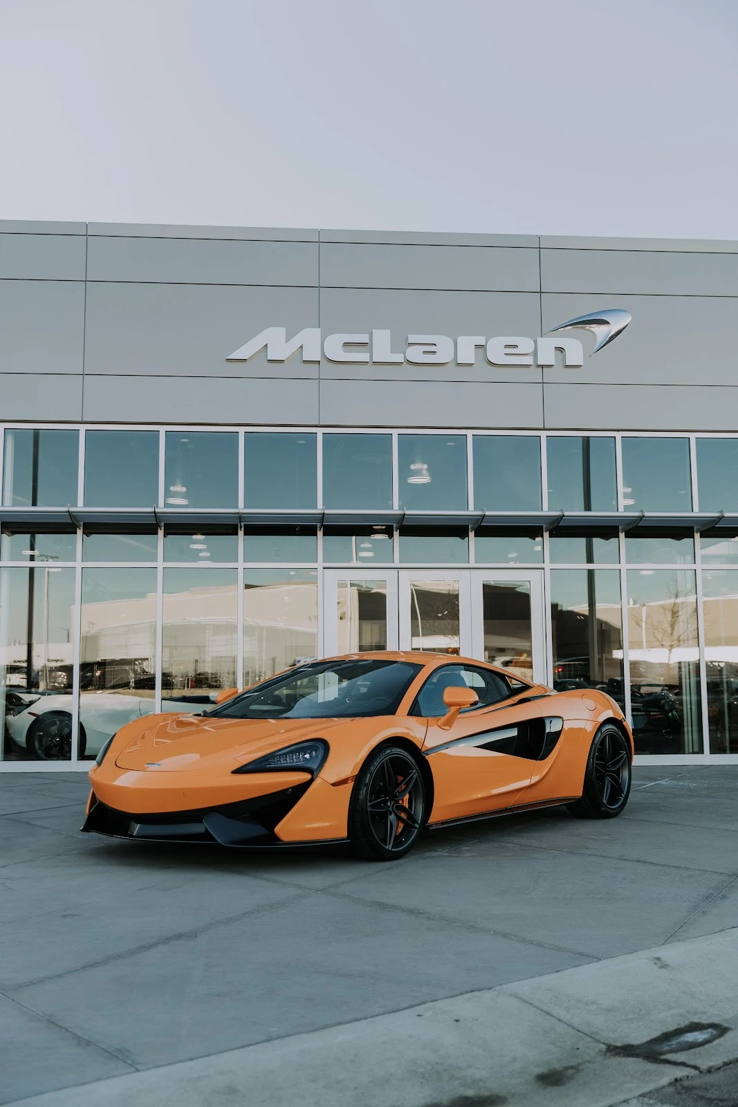 Orange McLaren Sports Car - Automotive Photography 5K iPhone Wallpaper (3648x5472)