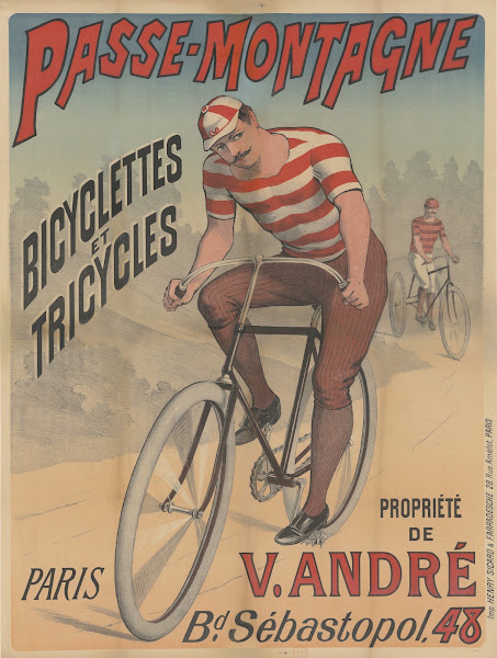 Passe  Montagne bicyclettes et tricycles Propriété de V André Paris Boulevard Sé