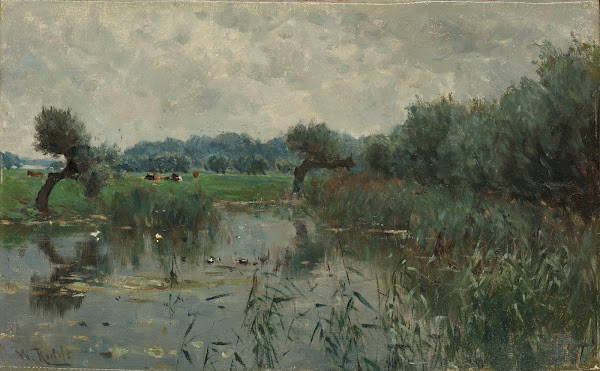 Water Meadows on the River IJssel 1870   1897