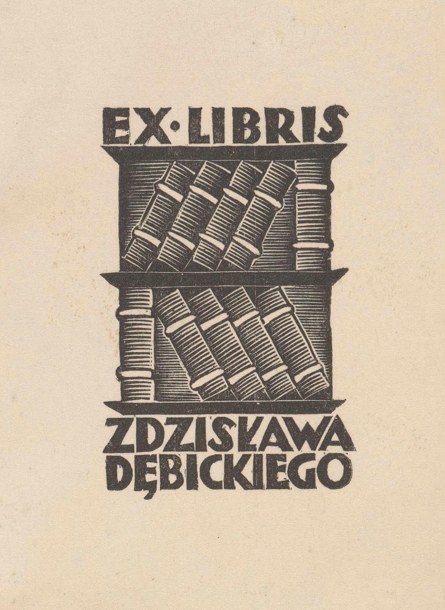 Ex libris Zdzisława Dębickiego 1929