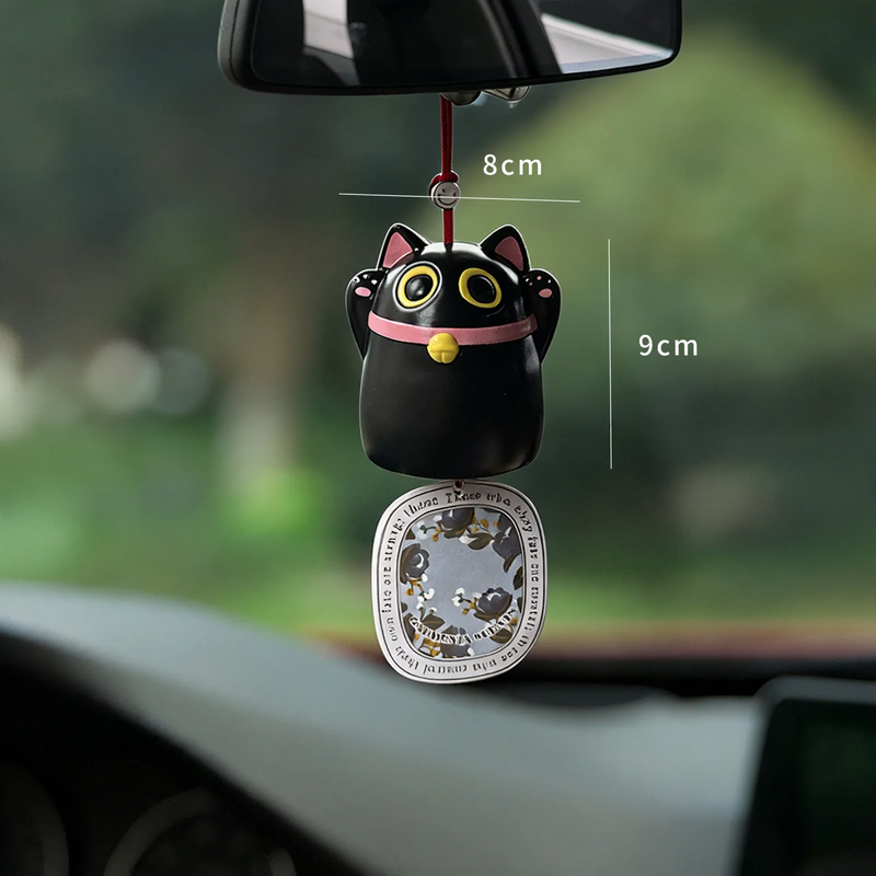 Auto-Duftanhänger, Katzen-Design, Kunststoff