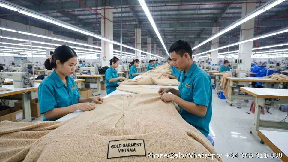 Vietnam cardigan manufacturer - Gold Garment Vietnam