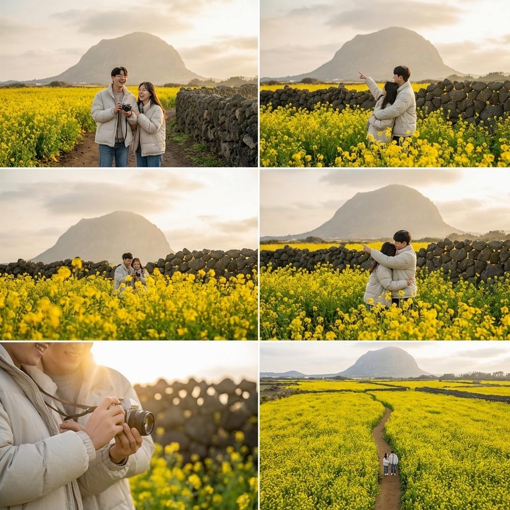 2026 제주 유채꽃 인생샷: 프리미엄 촬영 가이드 분석