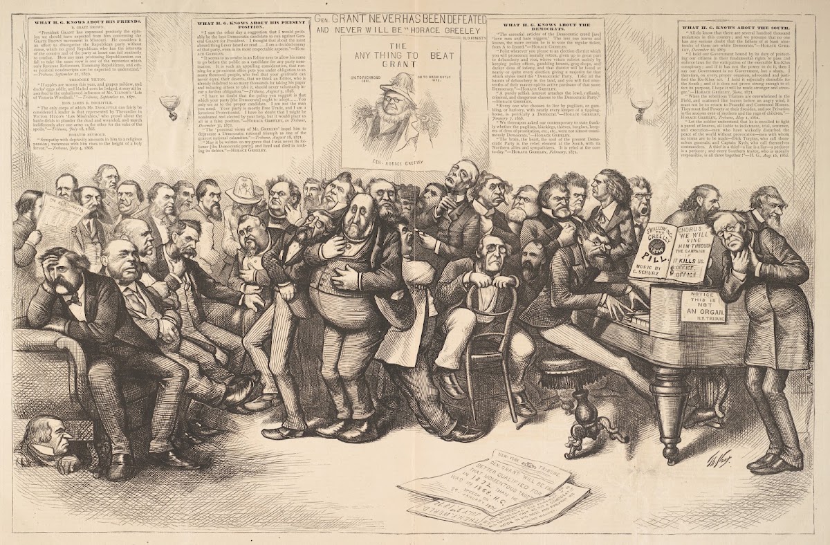 The key note of the campaign 1872
