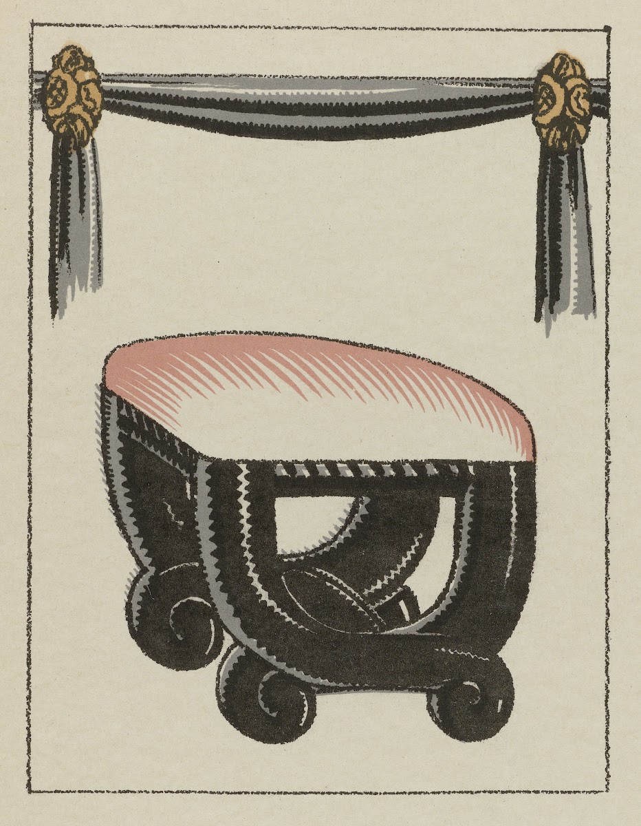 Le tabouret et les cache clous 1920