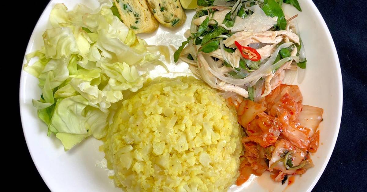 Cơm gà xé keto