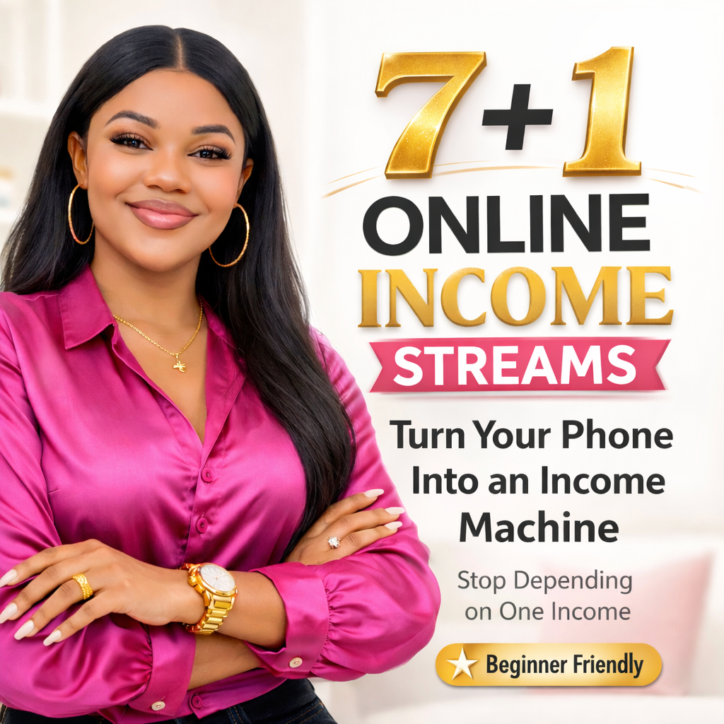 THE 7 STREAMS OF ONLINE INCOME THAT GIVES ME A LARVISHED LIFE FROM THE COMFORT OF MY HOME