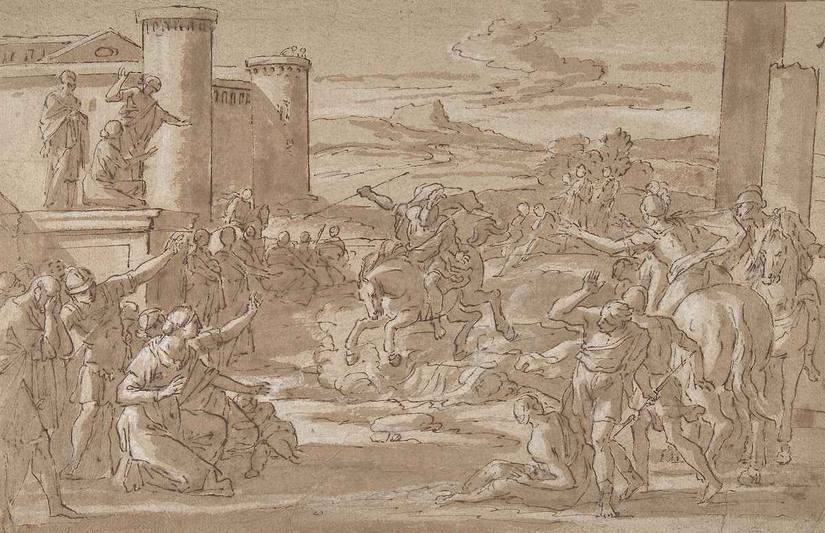 Marcus Curtius Leaping into the Chasm 16381721