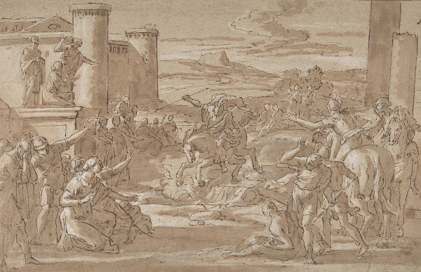 Marcus Curtius Leaping into the Chasm 16381721
