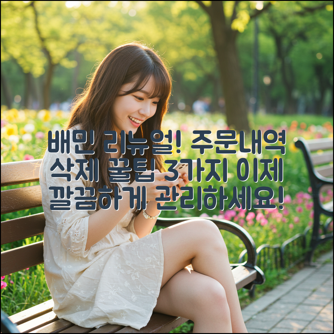 배민 리뉴얼! 주문내역 삭제 꿀팁 3가지