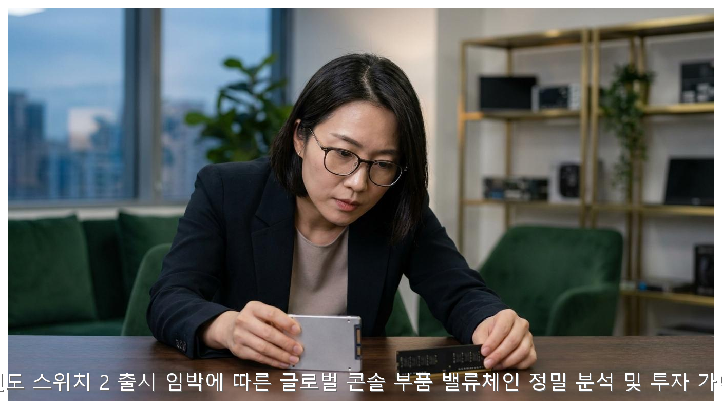 닌텐도 스위치 2 출시 임박에 따른 글로벌 콘솔 부품 밸류체인 정밀 분석 및 투자 가이드 핵심 안내 및 분석 인포그래픽 (6)