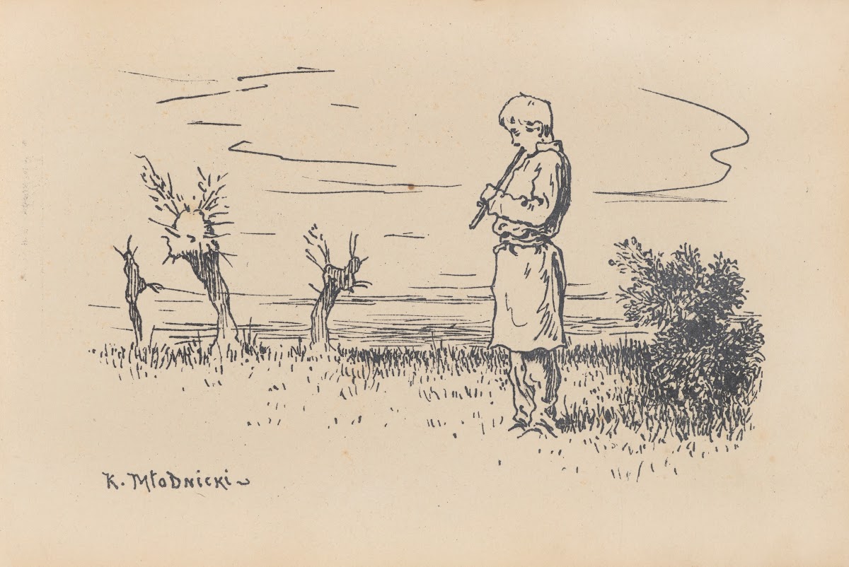 48 Pastuszek grający na fujarce 1896