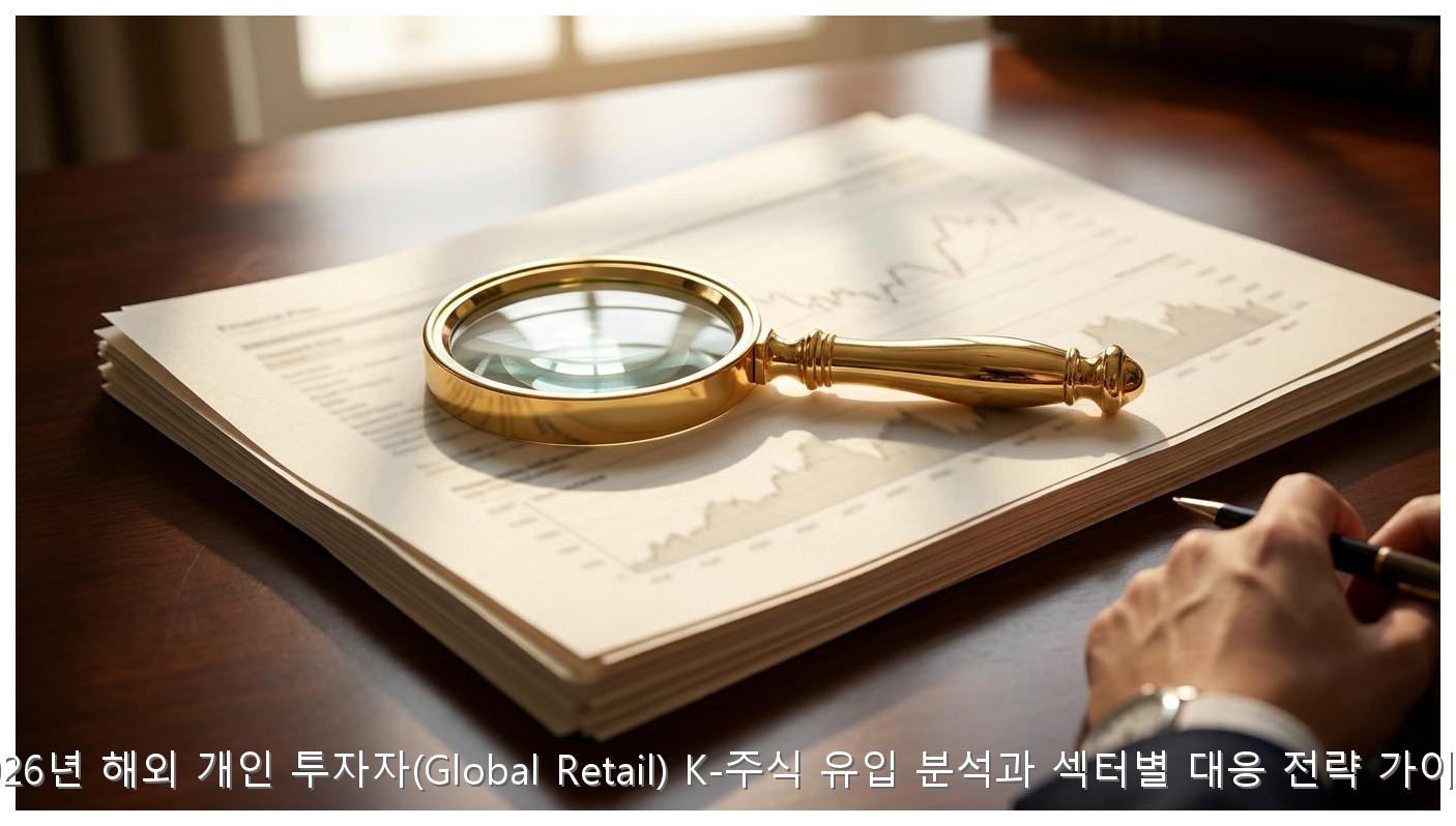 2026 해외 개인 투자자 K-주식 유입 분석 가이드 핵심 안내 및 분석 인포그래픽 (4)