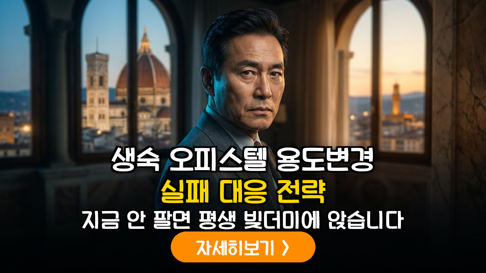 피렌체 현지 전문가의 생숙 탈출 및 자산 방어 가이드
