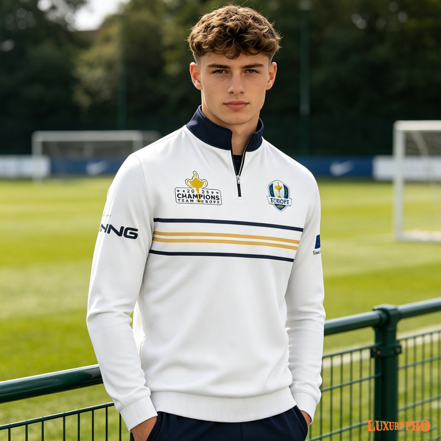AOP FLP Stand Collar Zip Long Sleeve