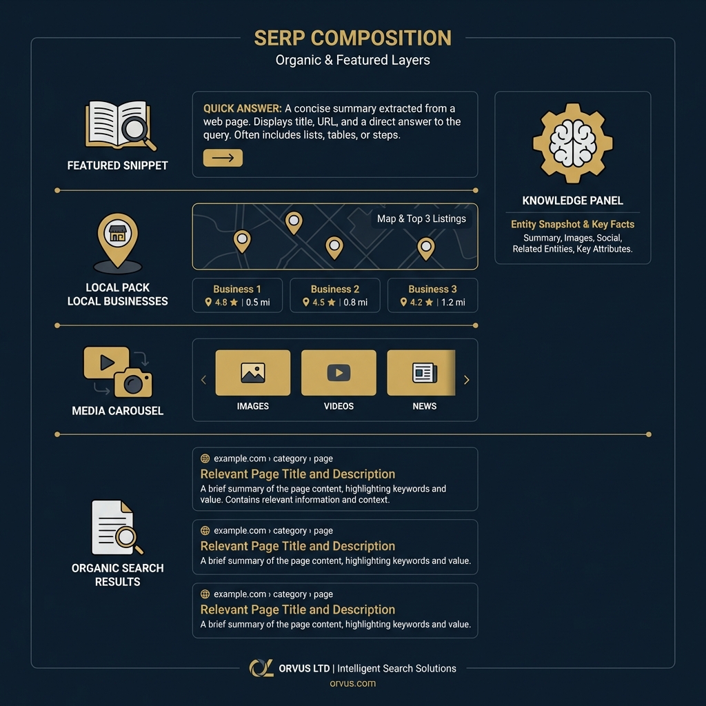 What is SERP vs SEO? Banner