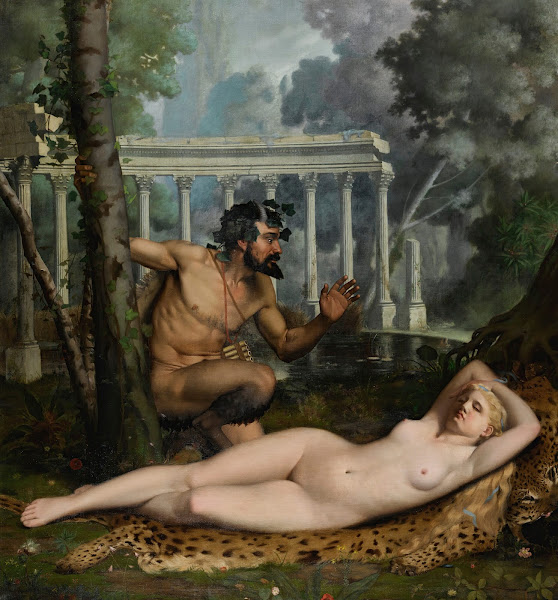 Nymphe Et Satyre 1865