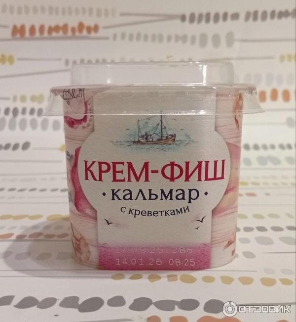 Крем-Фиш Кальмар с креветками 140гр