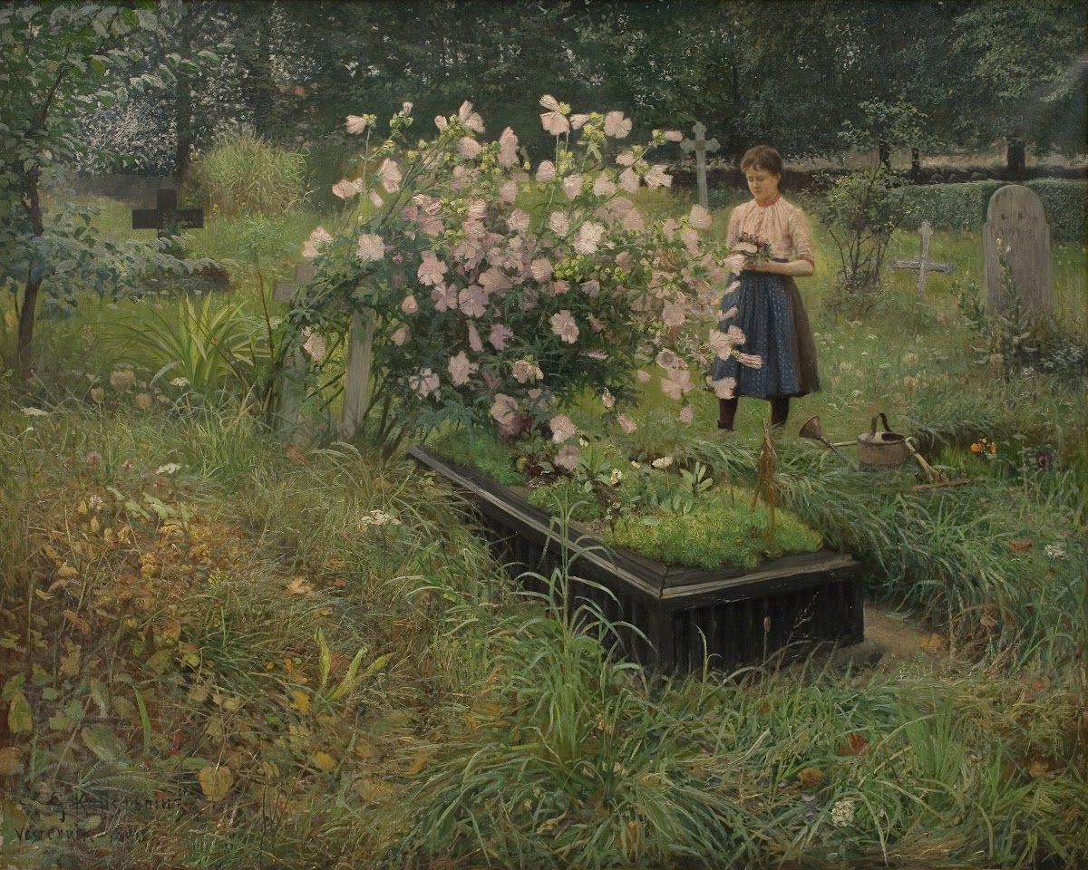 Graveyard Scene 1890