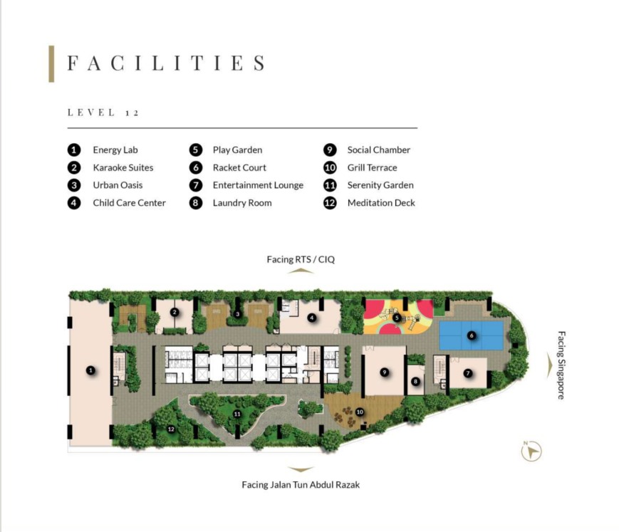Aethera Residences — 設施平面