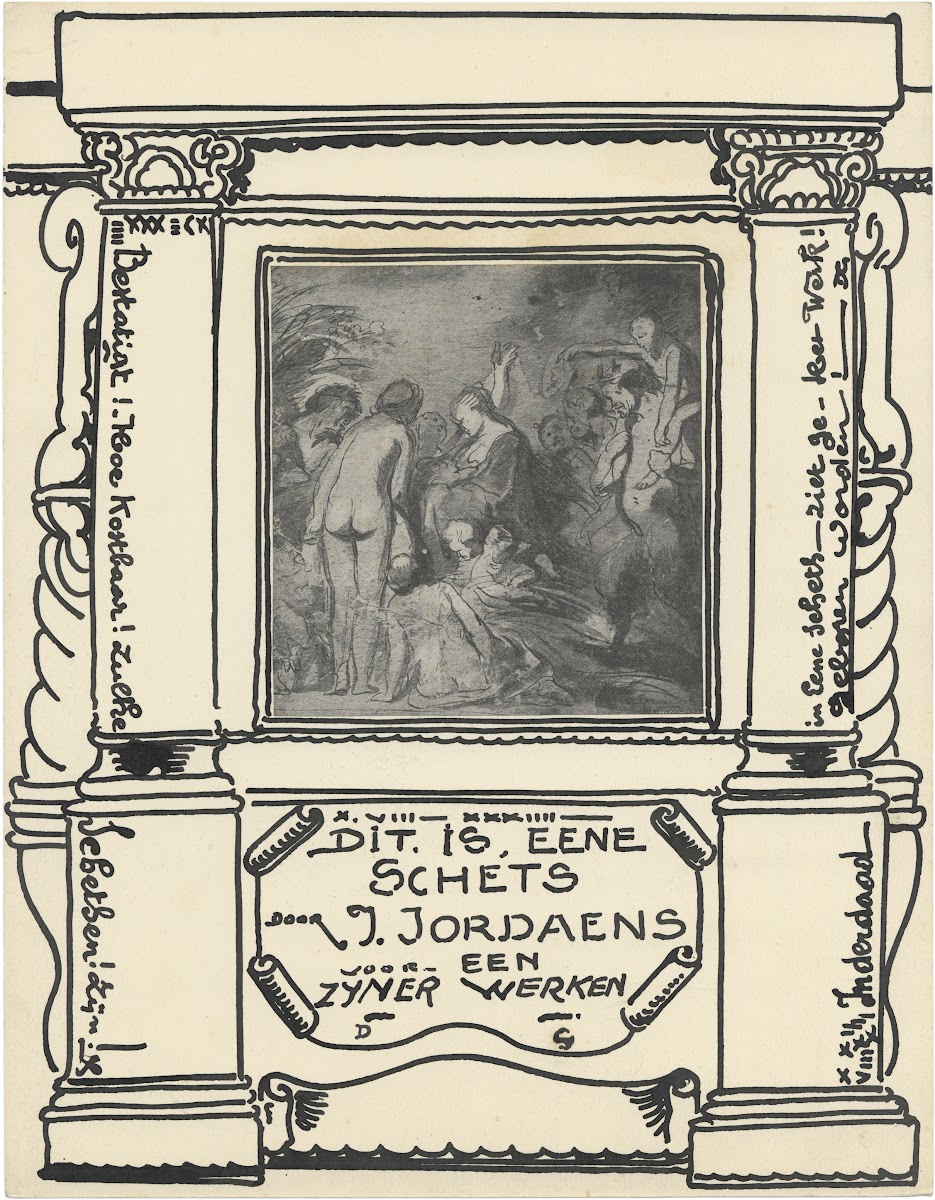 Schets van Jacob Jordaens 1934